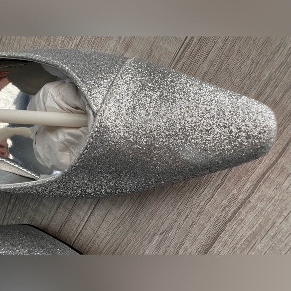 EASY STREET Chiffon Pumps - Silver Glitter - Picture 5 of 11